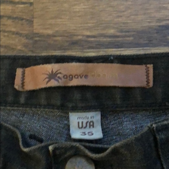 Agave size 35 jeans darker brown hue wash. - Picture 2 of 3